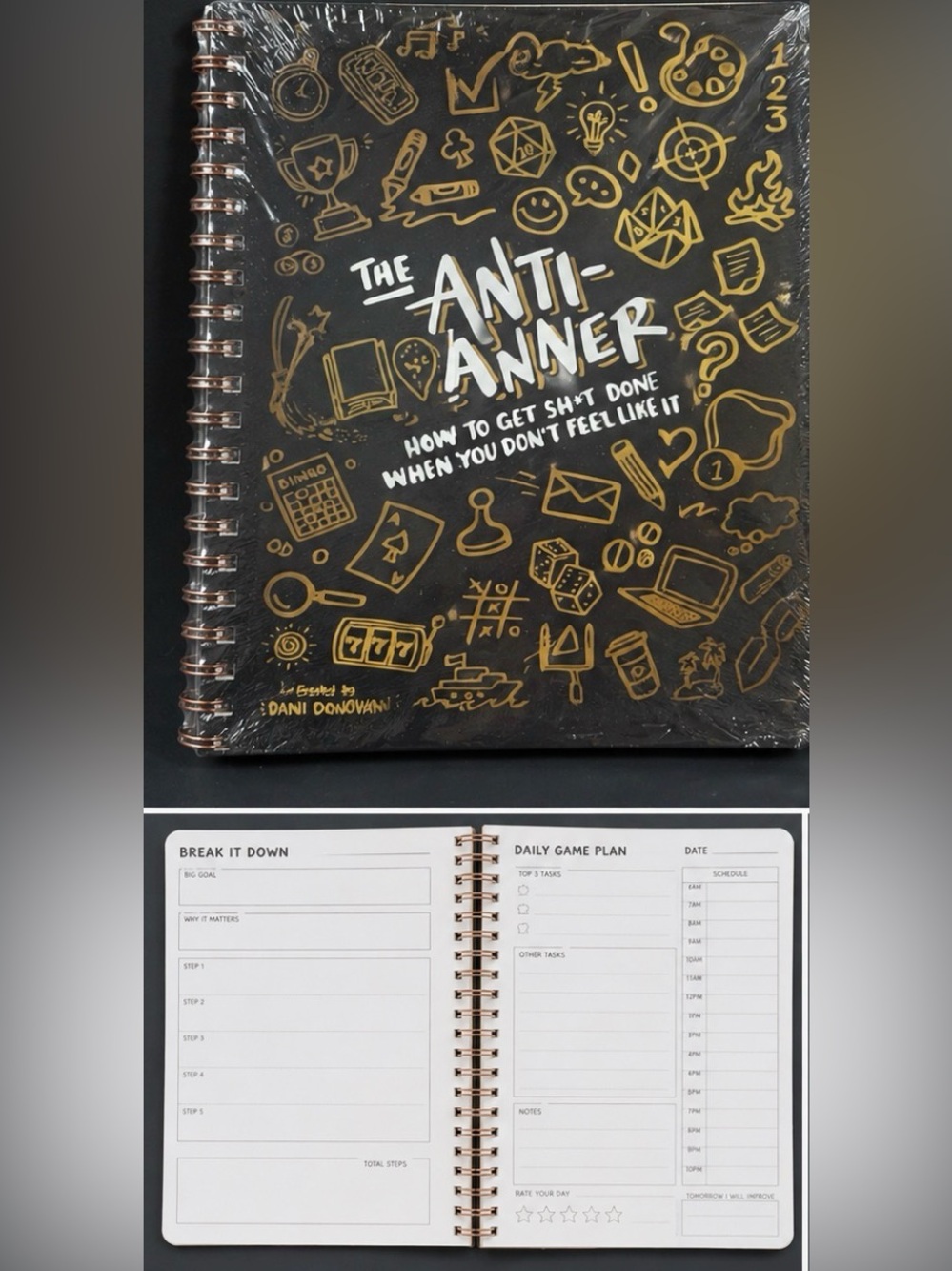 The Anti-Planner by Dani Donovan – Creative Productivity Journal